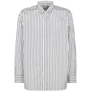 Comme Des Garçons Navy Striped Button-Down Shirt - NWT